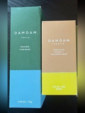 DAMDAM TOKYO Face Serum / Mud Mask/ NIB